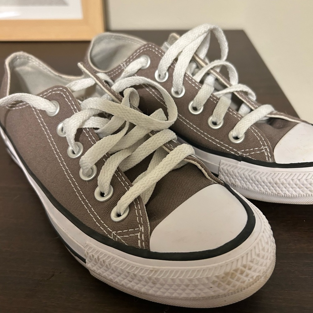 Classic Taupe Low Top Converse